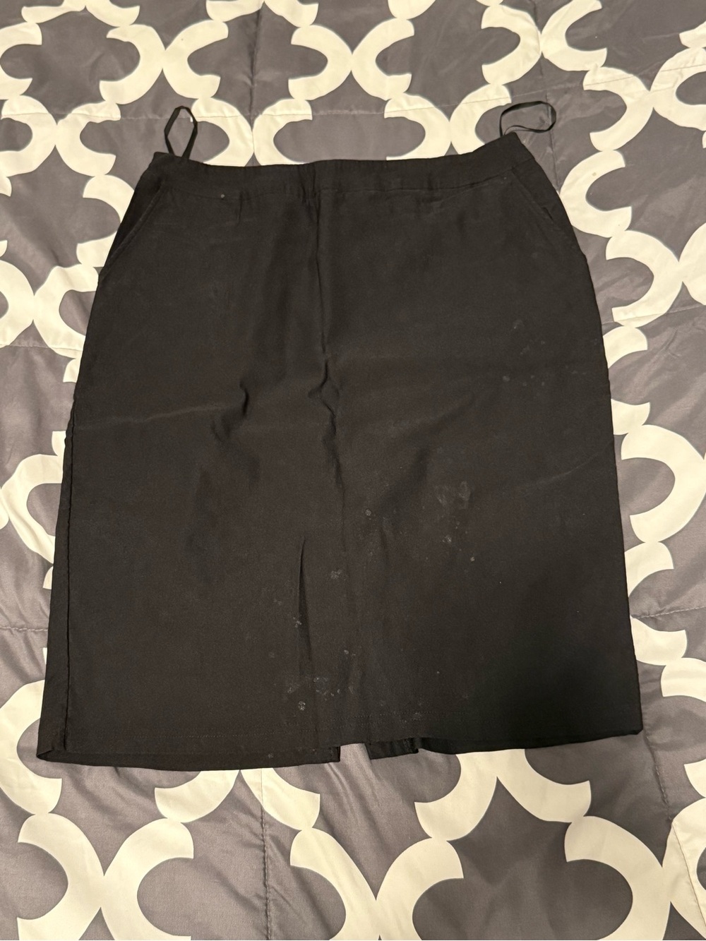Sleek Black Women's Pencil Skirt